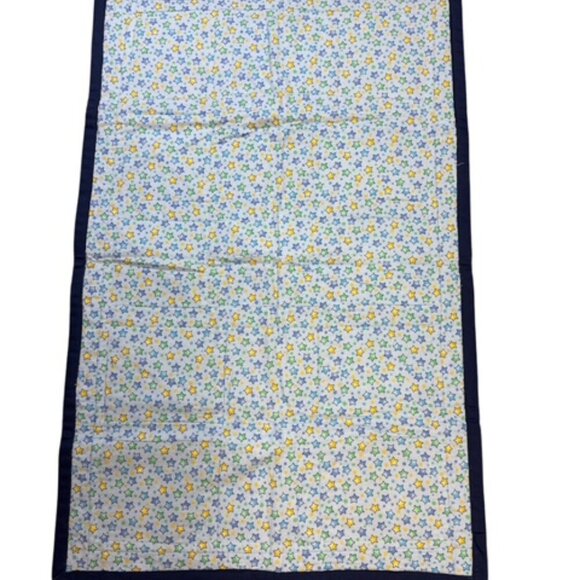 Homemade Embroidered Cross Stitch Baby Boy Blanket Police Fire Dump Truck 39"x26 - Picture 2 of 10